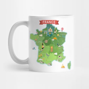 Map of France Mug